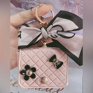 Fashion Bag Charm For Key, AirPods and Small Accessories